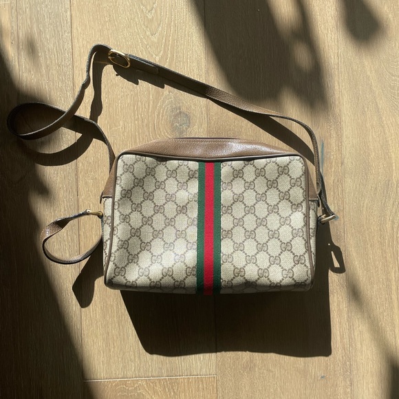 GUCCI- 100% authentic Ophidia GG Supreme mini bag ( cross body ) - Picture 2 of 3